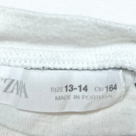 Zara Where's Wally Waldo Shirt Striped White Black Youth Size XL Adult XS - Picture 6 of 6